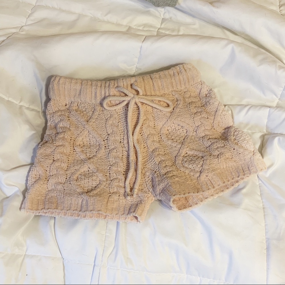 POL knit shorts